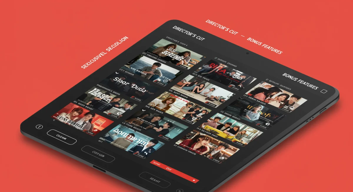 Streaming platform interface for exclusive short drama content