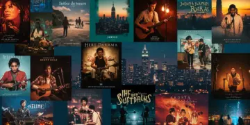 Collage of trending short drama OST album covers