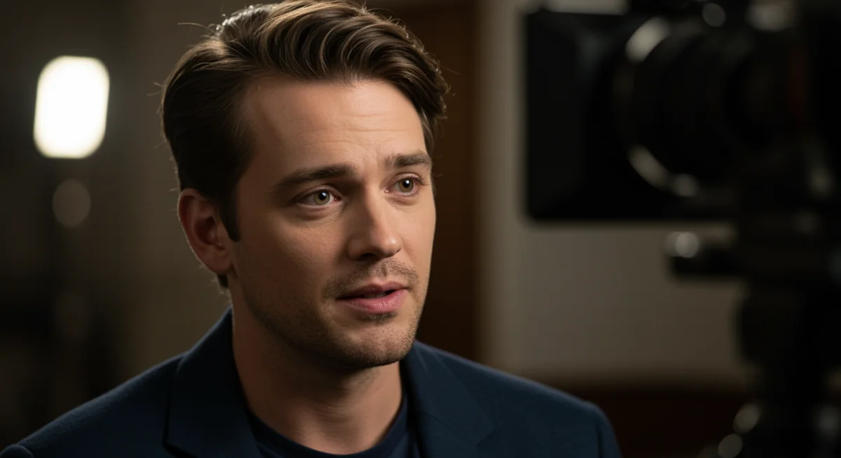 Actor sharing insights during an exclusive short drama interview