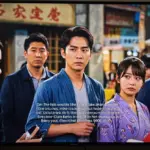 Navigating Subtitles: Understanding Translation Styles in Asian Dramas Asian drama screen with English subtitles, showing diverse characters and a vibrant scene.
