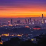 Short Drama Secrets: Uncover Filming Locations 2025 Vibrant cityscape at dusk, popular short drama filming location