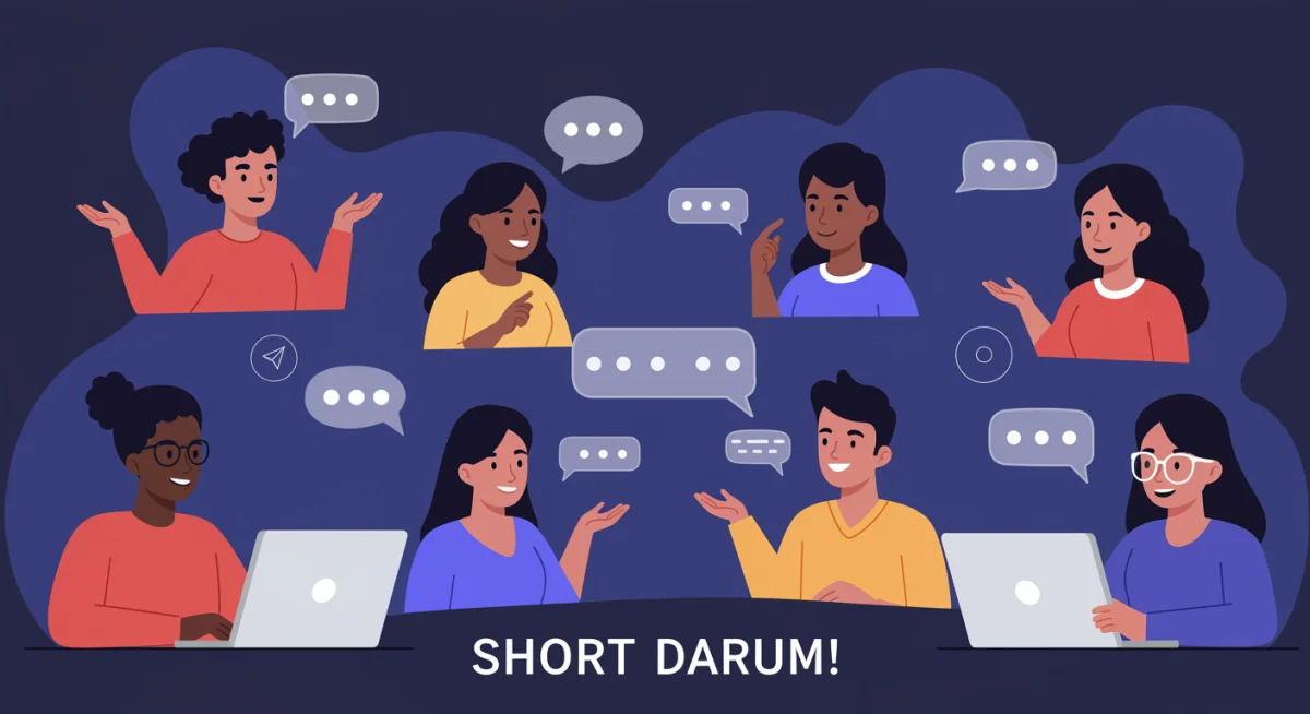 People interacting in an online fan community, sharing theories about hidden short drama scenes and exclusive content.