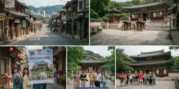 Global drama tourism destinations and US travel agency marketing materials