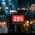 Collage of diverse global drama scenes illustrating increased US viewership in 2024