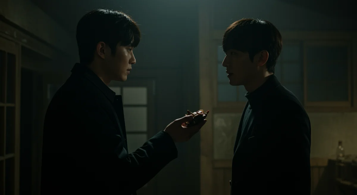Tense K-Drama scene with unexpected betrayal