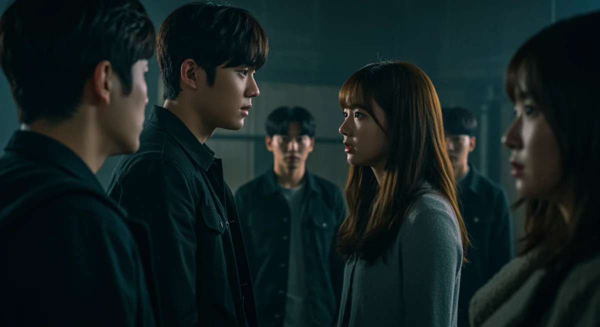 Intriguing scene from an underrated K-drama, highlighting emotional depth and character interaction.