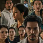 Diverse short drama scenes on digital screens, showcasing global appeal and accessibility.