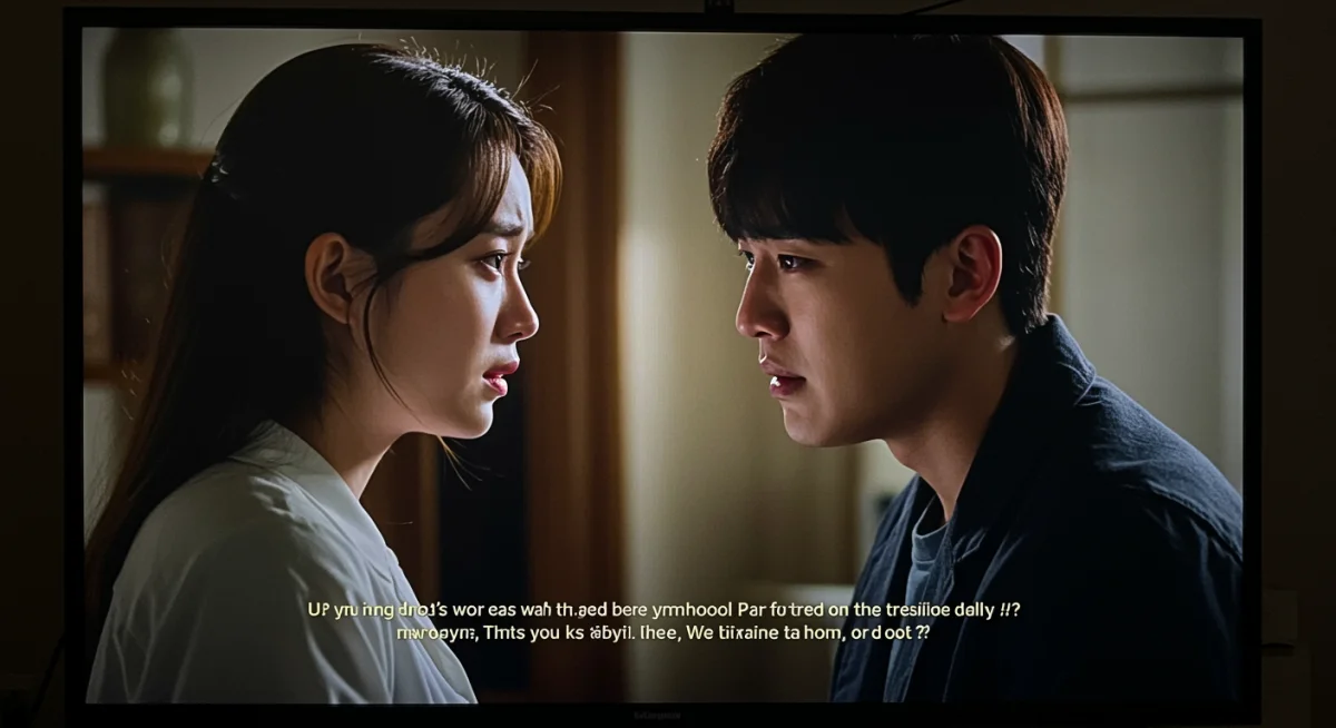 Clear and accurate English subtitles enhancing an Asian drama viewing experience.