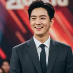 Ahn Hyo-seop smiling in a suit, embodying his rise to stardom with 'Business Proposal'.