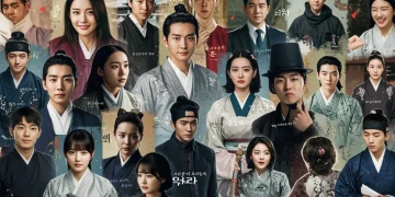 Diverse Asian drama scenes collage with English subtitles for US viewers.