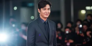Lee Min-ho on a red carpet, looking charismatic and successful after 'Pachinko'.