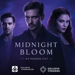 Midnight Bloom extended cut promotional poster with main characters