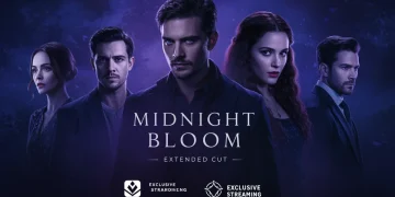 Midnight Bloom extended cut promotional poster with main characters