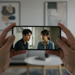 Short-Form Asian Dramas: US Viewership Surge Explained Mobile phone showing short Asian drama content