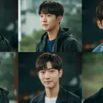 Five charismatic young Korean actors, future K-drama stars, smiling confidently