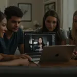 Asian Drama Subtitles: Accuracy, Evolution, and US Viewer Engagement US viewers engaged with an Asian drama, showcasing accurate subtitles on screen.